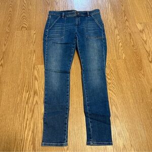 Chaps Ralph Lauren Jeans Adult Women's 8 Blue Denim Pants Deep Pockets